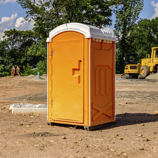 portable restroom at a park in Monrovia CA